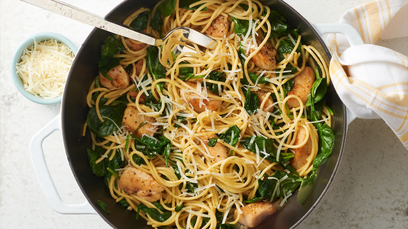 One Pot Lemon Pepper Chicken Pasta