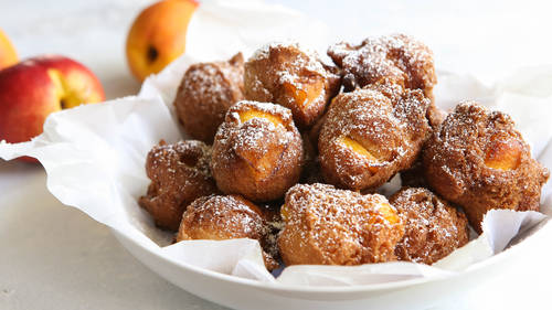 Peach-Cinnamon Fritters-image