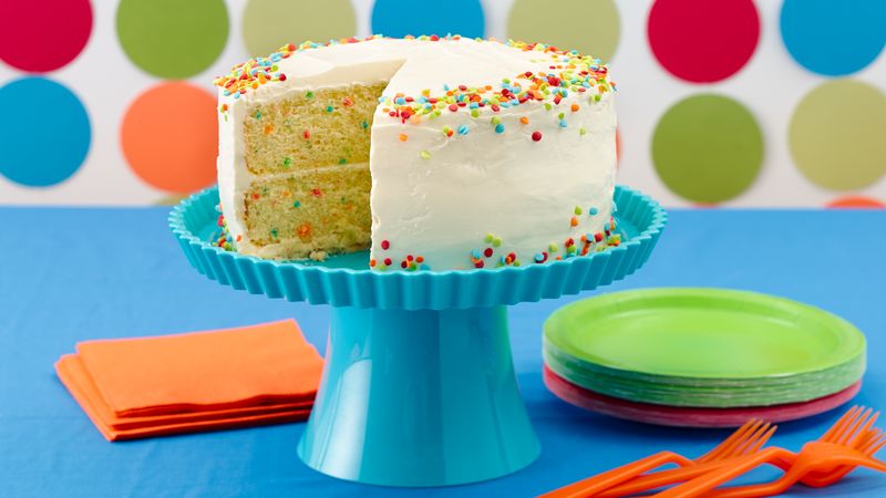 Confetti Cake Recipe Bettycrocker Com