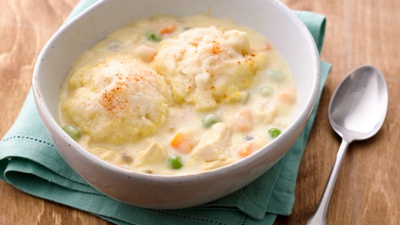 creamy chicken dumpling soup