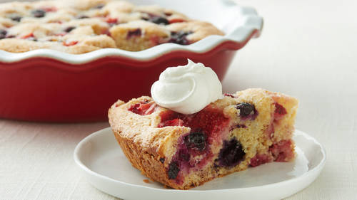 Easy Triple Berry Cake-image