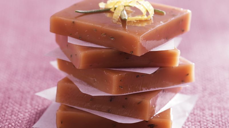 Lemon and Rosemary Caramels
