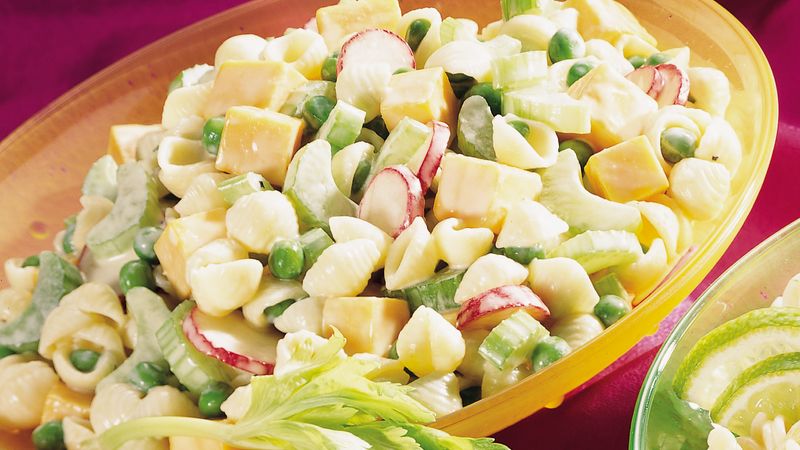 Cheese, Peas and Shells Salad Recipe 