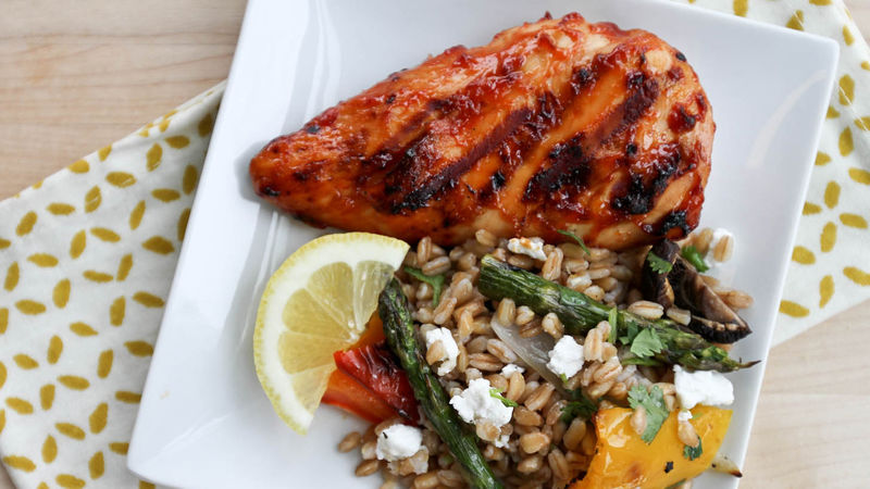 Grilled Chicken with DIY Barbecue Sauce