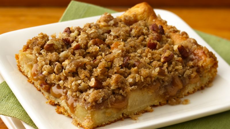 Caramel Apple Streusel Bars Recipe Pillsbury Com