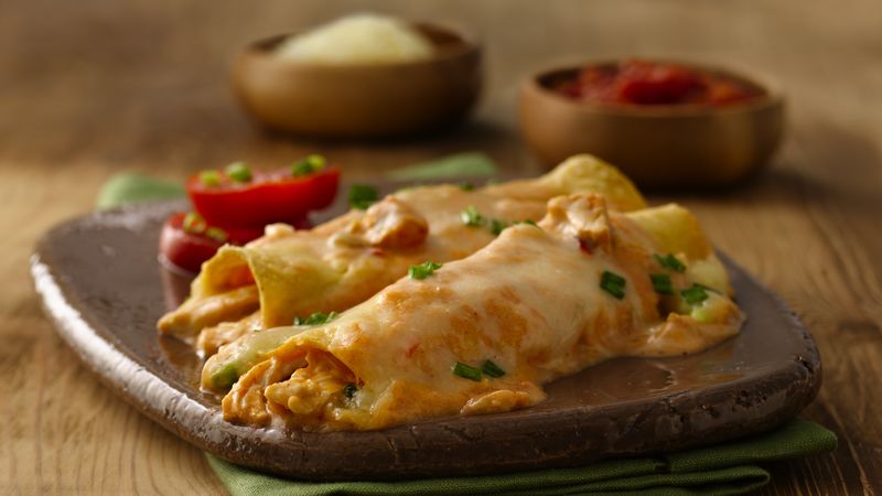 Cheesy Chicken Enchiladads