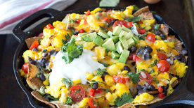 Easy Skillet Breakfast Nachos