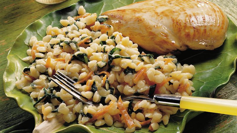 Spinach Orzo