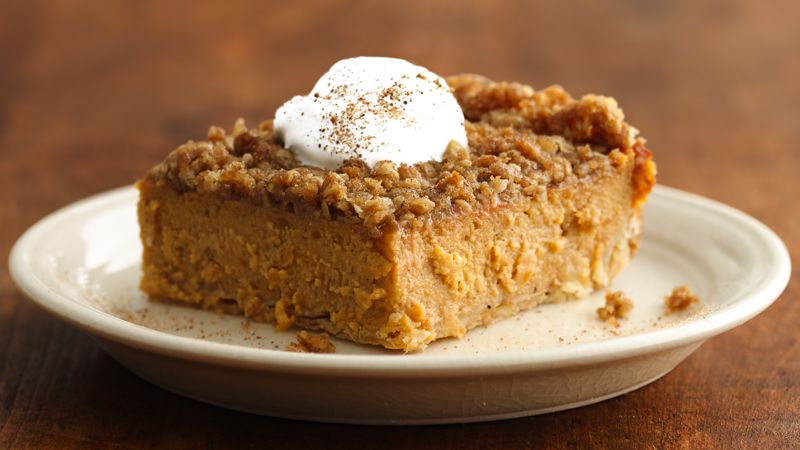 Streusel-Topped Sweet Potato Pie Squares