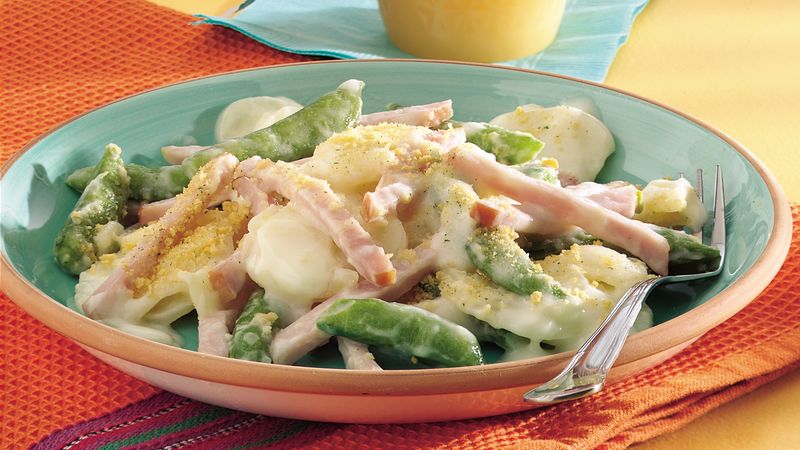 Skillet Canadian Bacon and Potatoes