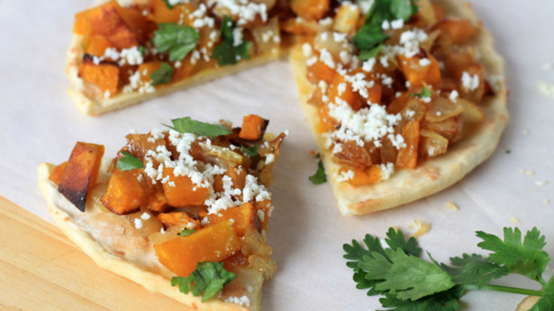 Kabocha Squash Cotija Pizza