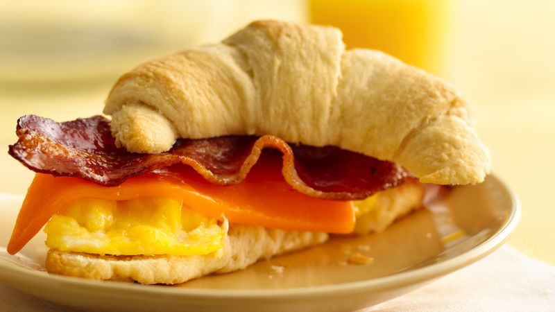Egg and Bacon Crescents