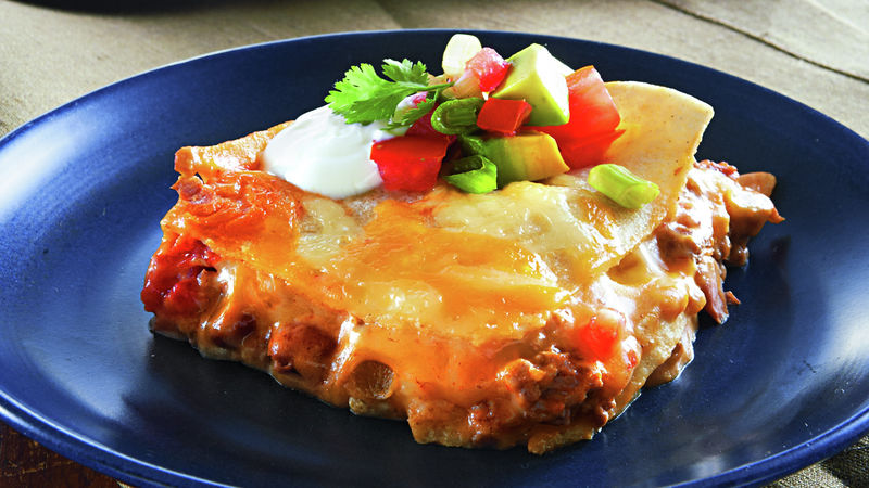 Cheesy Layered Mexican Bake
