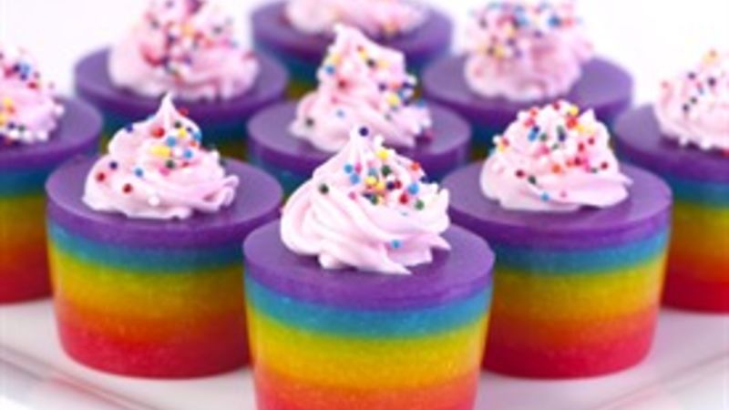 Double Rainbow Cake Jello Shot Recipe 