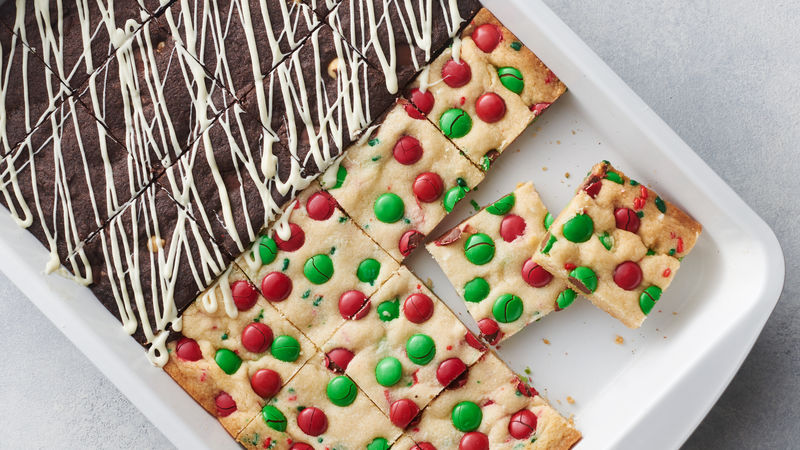 Two-in-One Holiday Cookie Bars
