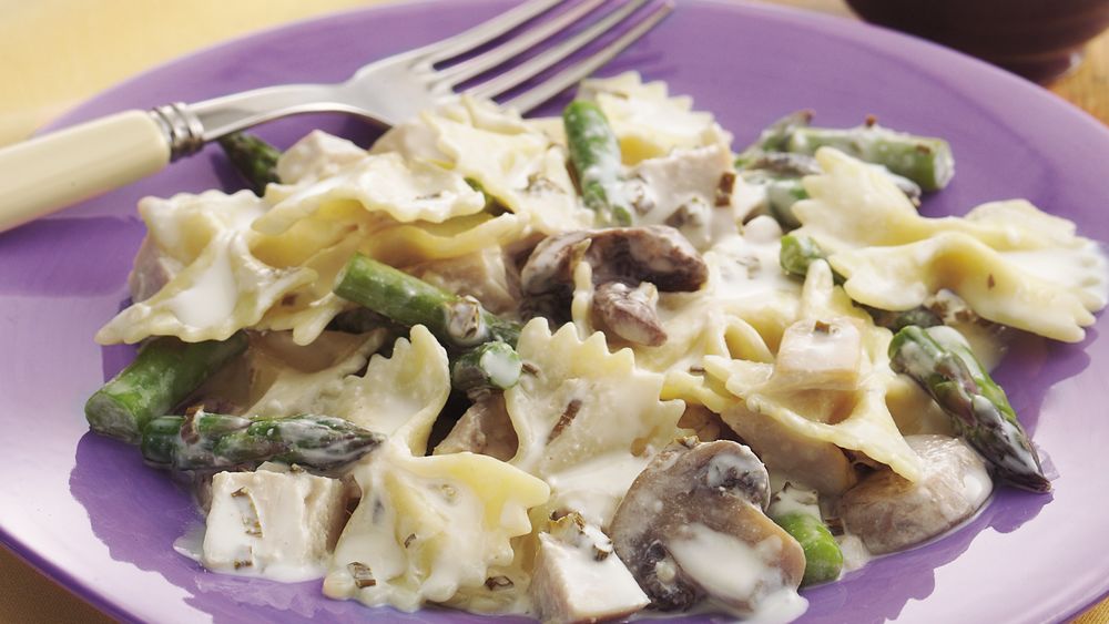 Creamy AsparagusChicken BowTies Recipe