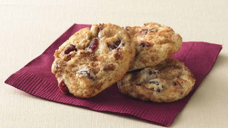 Cranberry Cream Cheese Snickerdoodles