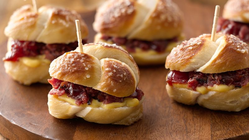 Pastrami-Pretzel Bites