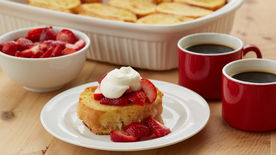 Overnight Strawberry Shortcake French Toast