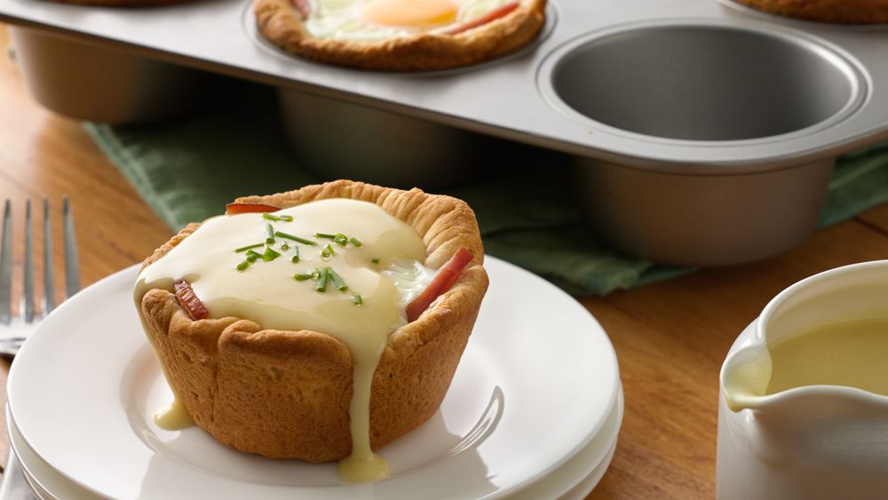 Eggs Benedict Biscuit Cups recipe from