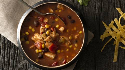 Slow-Cooker Chicken Taco Soup-image