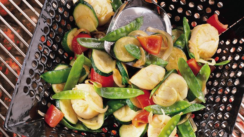 Scallop and Veggie Stir-Fry Recipe - Pillsbury.com