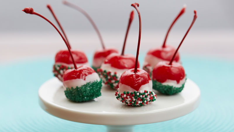 Boozy Christmas Cherry Bombs