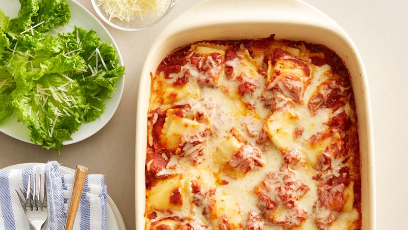 Easy Ravioli Bake Recipe - BettyCrocker.com