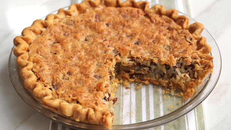 Toasted Coconut-Pecan Pie