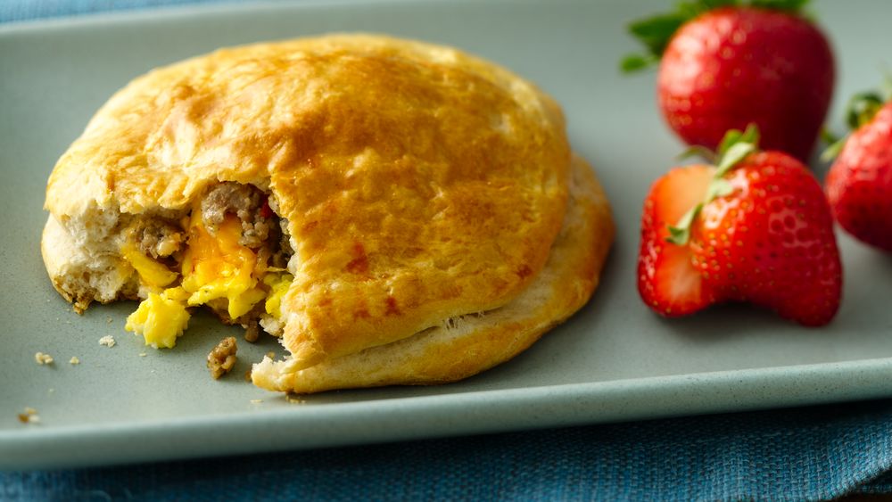 Grands Jr Sausage And Egg Biscuit Pies Recipe From Pillsbury