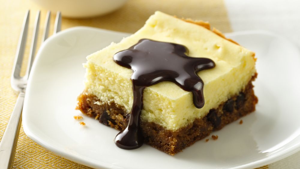 GlutenFree Chocolate Chip Cheesecake Bars recipe from
