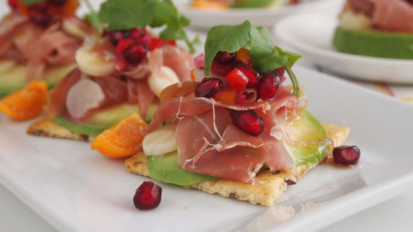 Tropical Avocado Bites