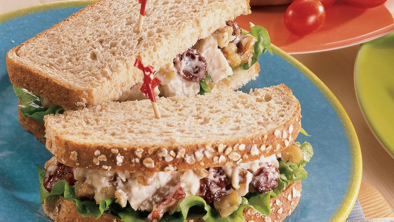 Cherry Chicken Salad Sandwiches Recipe Pillsbury Com