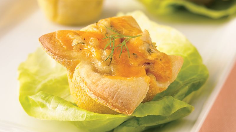 Cheese and Crab Cups