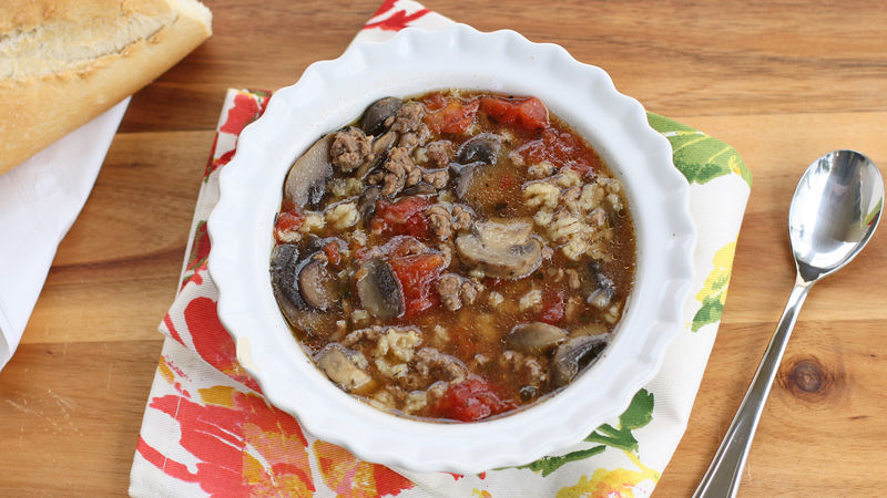 Slow-Cooker Beef Barley Soup