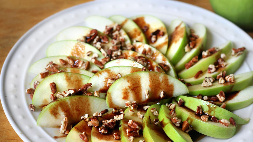 Nachos de Manzana y Caramelo