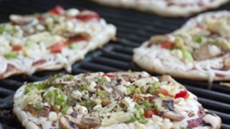 Mini Grilled Pizzas