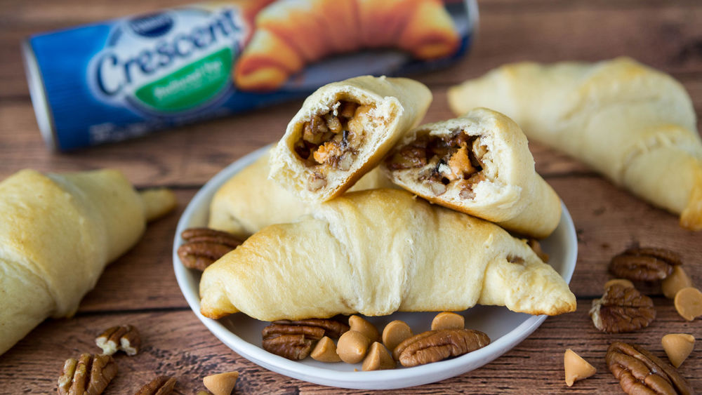 ButterscotchPecan Pie Crescent Rolls recipe from