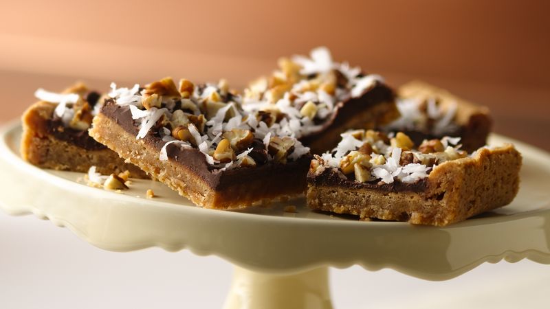 Coconut-Nut Toffee Bars
