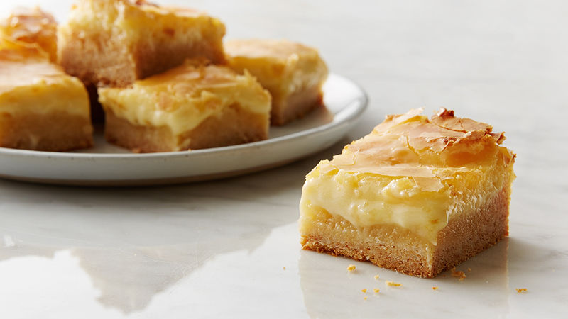 Ooey Gooey Butter Cake Bars recipe - from Tablespoon!