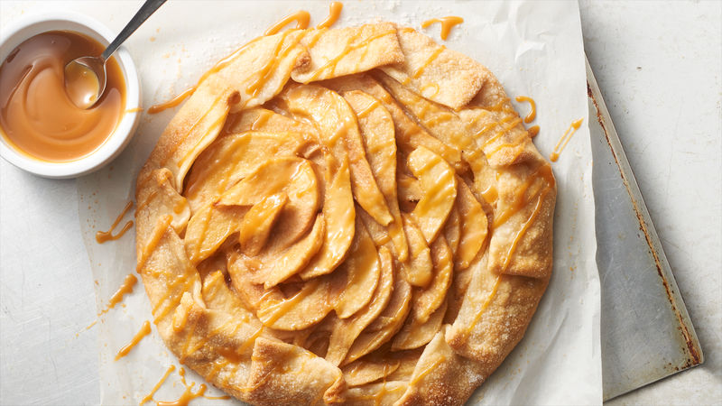 Easy Salted Caramel Pear Galette