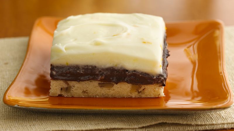 Creamy Orange-Chocolate Truffle Bars