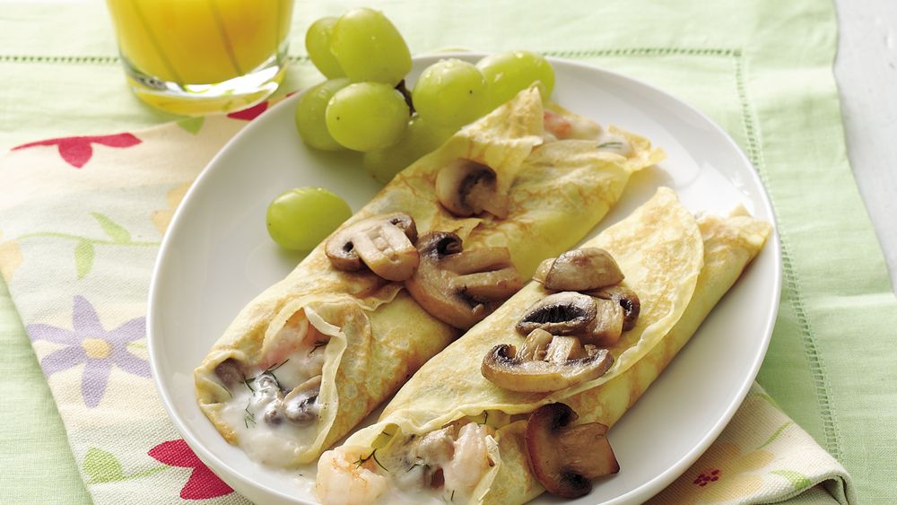 Savory Shrimp Crepes Recipe