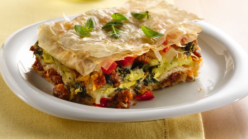 Phyllo Egg Breakfast Torta