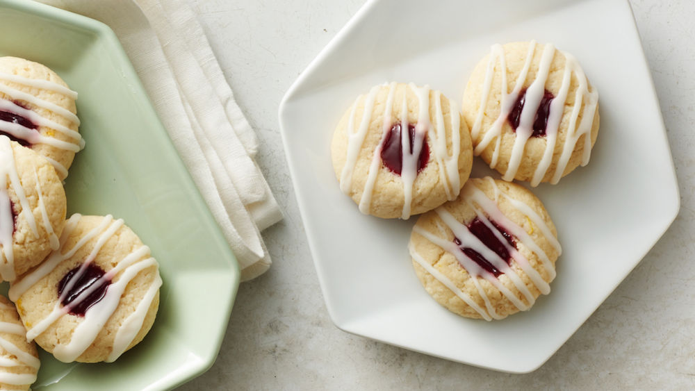 Raspberry Thumbprint Cookies recipe from