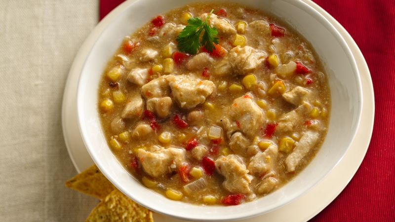 Crockpot chicken chili recipe