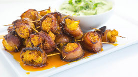 Paleo Bacon-Wrapped Cauliflower
