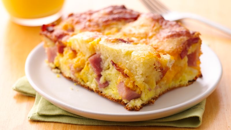 Egg casserole with pancake mix