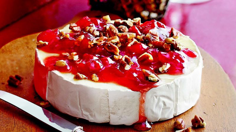Cherry Pecan Brie