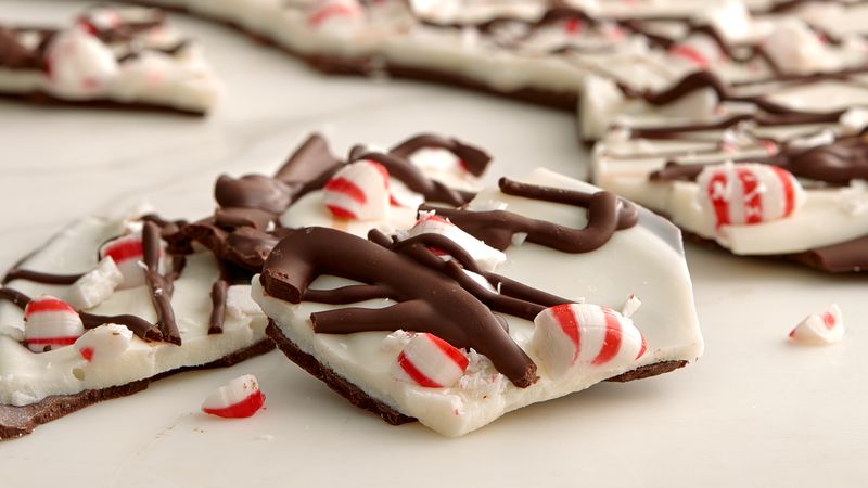 3-Ingredient Peppermint Bark